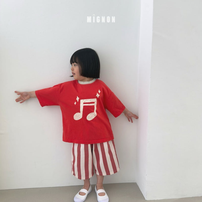 Mignon - Korean Children Fashion - #todddlerfashion - Music Note Tee - 4