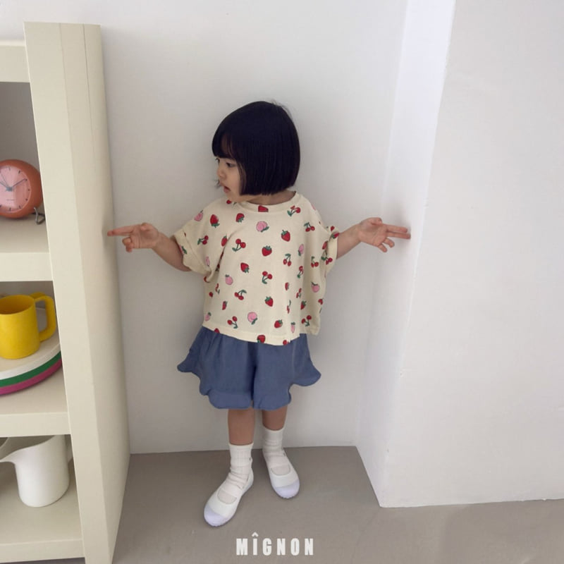 Mignon - Korean Children Fashion - #toddlerclothing - Strawberry Tee - 3