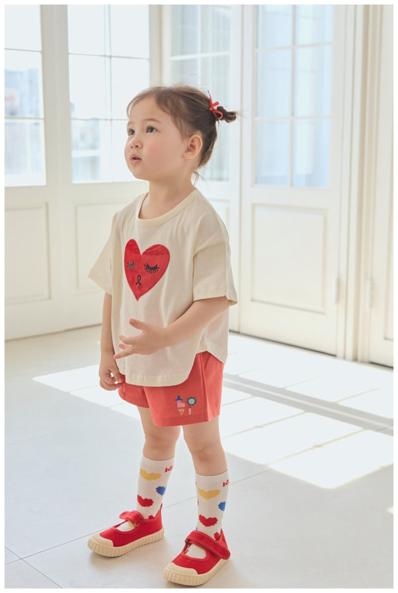 Mimico - Korean Children Fashion - #childofig - Heart Tee - 2