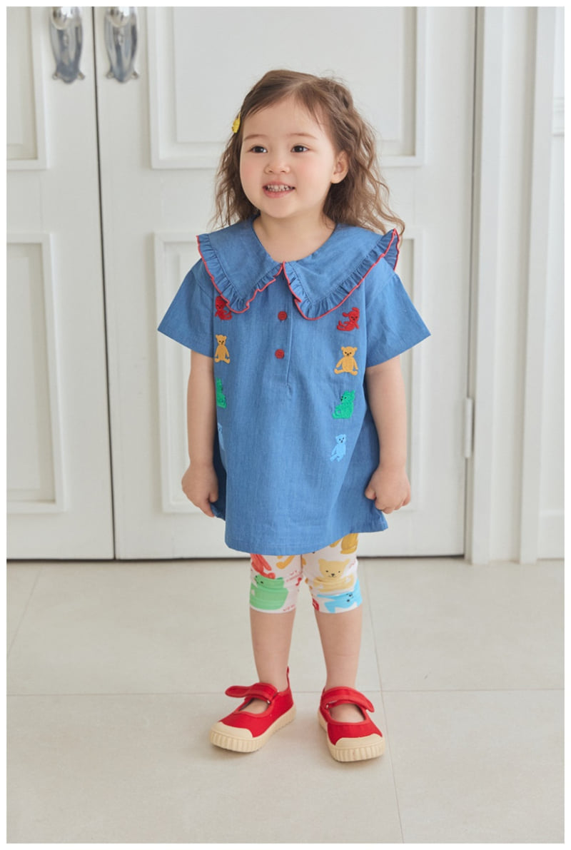 Mimico - Korean Children Fashion - #childofig - Denim One-piece - 11