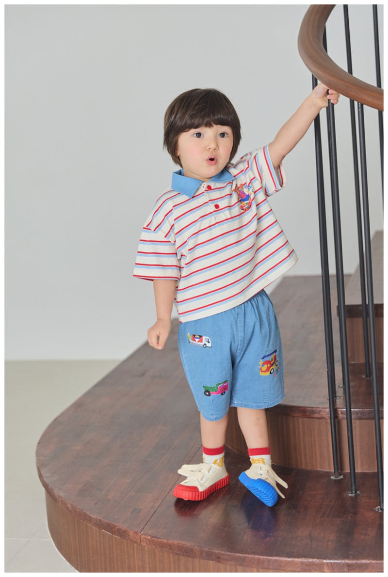 Mimico - Korean Children Fashion - #childrensboutique - Board Bear Tee - 8