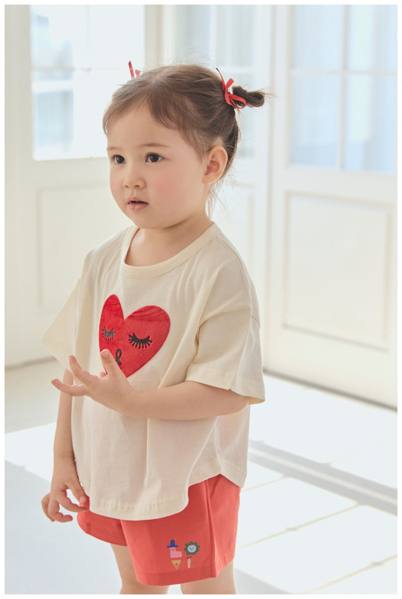 Mimico - Korean Children Fashion - #childrensboutique - Heart Tee - 3
