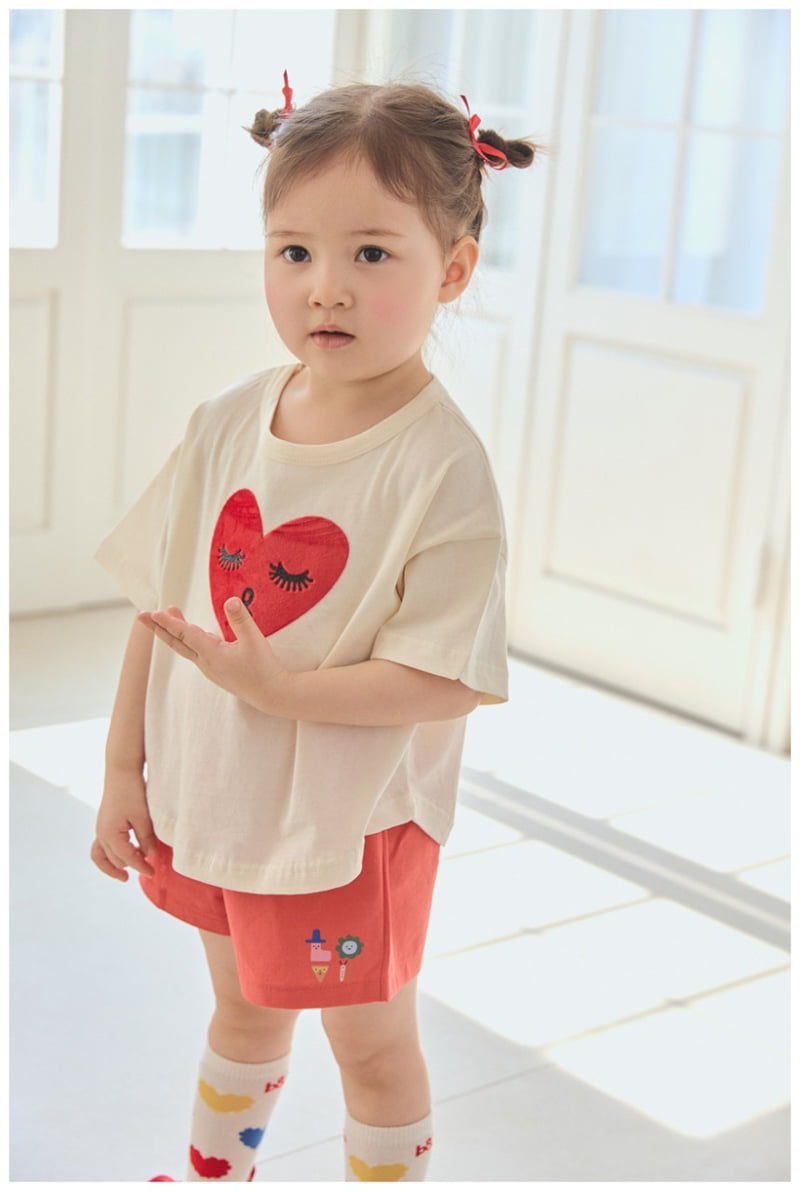 Mimico - Korean Children Fashion - #childrensboutique - Heart Tee - 4