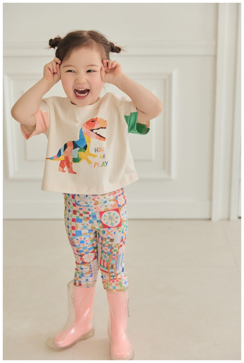 Mimico - Korean Children Fashion - #discoveringself - New Dino Tee - 8