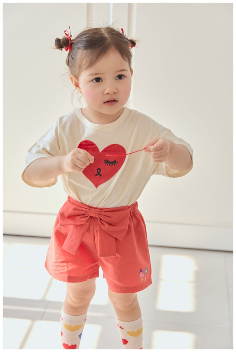 Mimico - Korean Children Fashion - #fashionkids - Heart Tee - 6