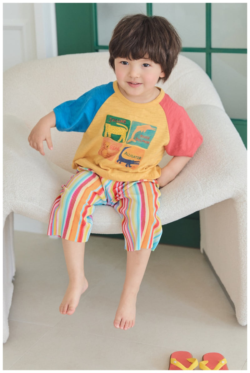 Mimico - Korean Children Fashion - #fashionkids - Annie Slub Tee - 5