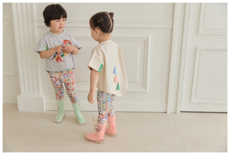 Mimico - Korean Children Fashion - #kidsshorts - New Dino Tee - 10