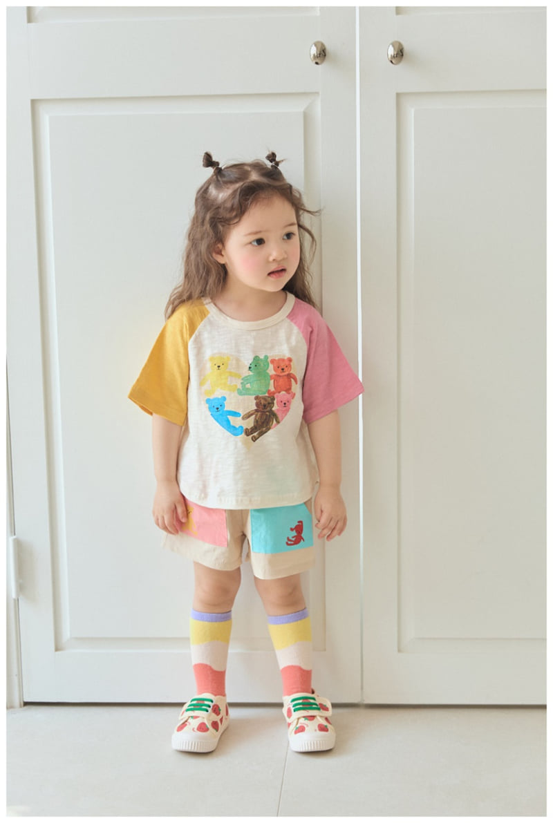 Mimico - Korean Children Fashion - #kidsshorts - Annie Slub Tee - 6