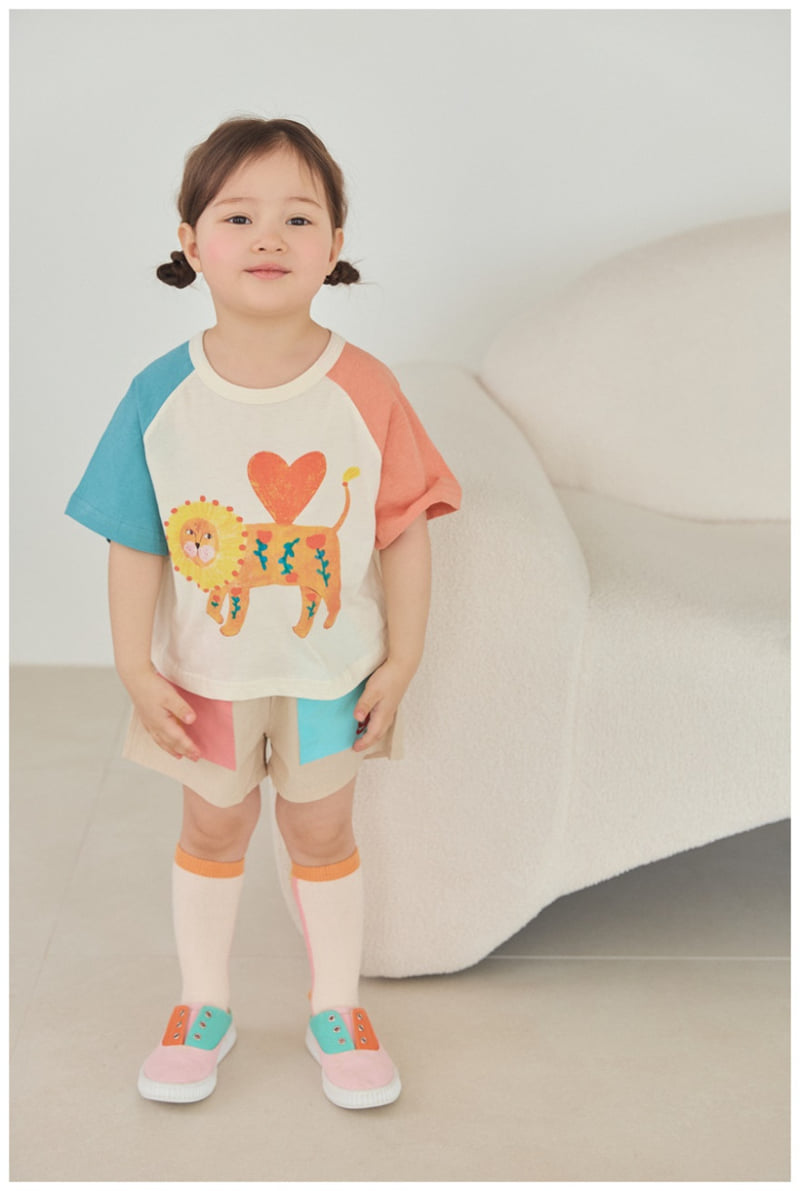 Mimico - Korean Children Fashion - #kidsshorts - Leo Fox Tee - 5
