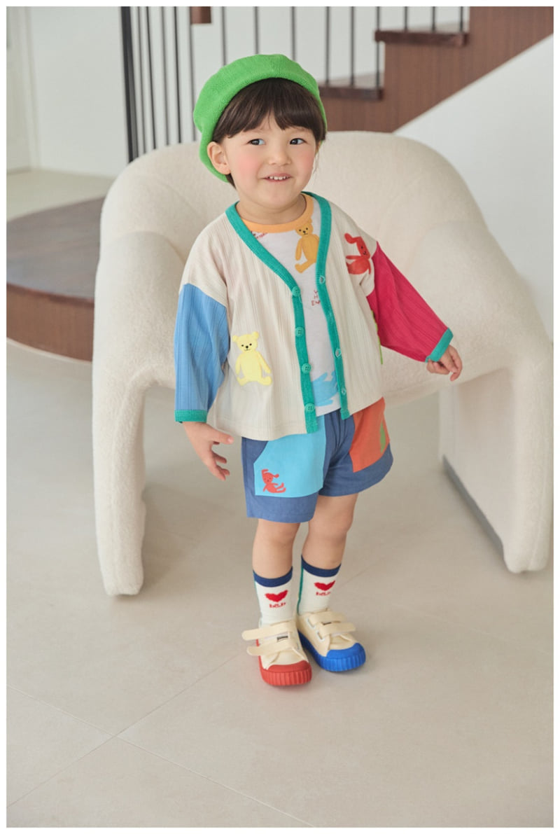 Mimico - Korean Children Fashion - #kidsstore - Bear Cardigan - 3