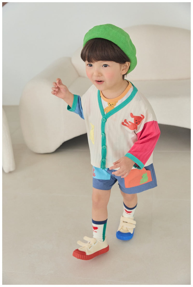 Mimico - Korean Children Fashion - #kidsstore - Bear Cardigan - 4