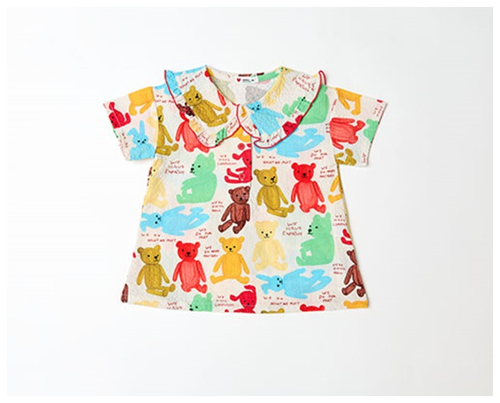 Mimico - Korean Children Fashion - #kidzfashiontrend - Bear One-piece