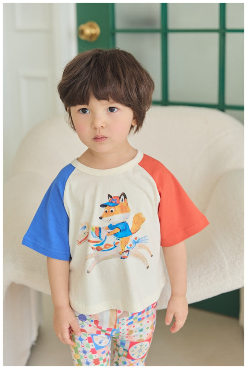 Mimico - Korean Children Fashion - #littlefashionista - Leo Fox Tee - 9