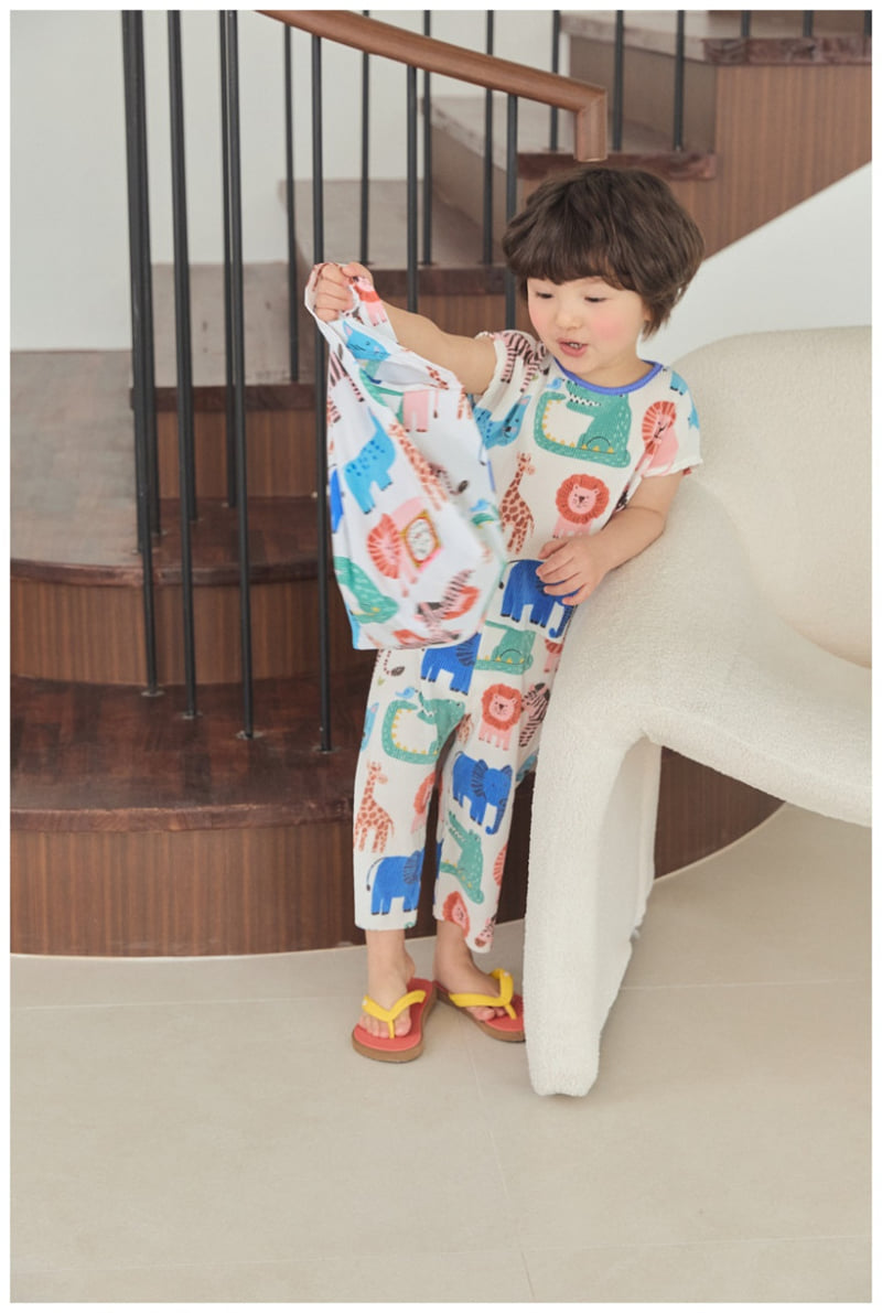 Mimico - Korean Children Fashion - #littlefashionista - Pleated Top Bottom Set - 5