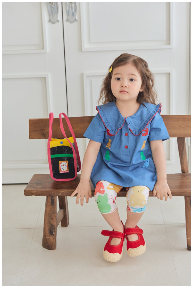 Mimico - Korean Children Fashion - #Kfashion4kids - Denim One-piece - 4