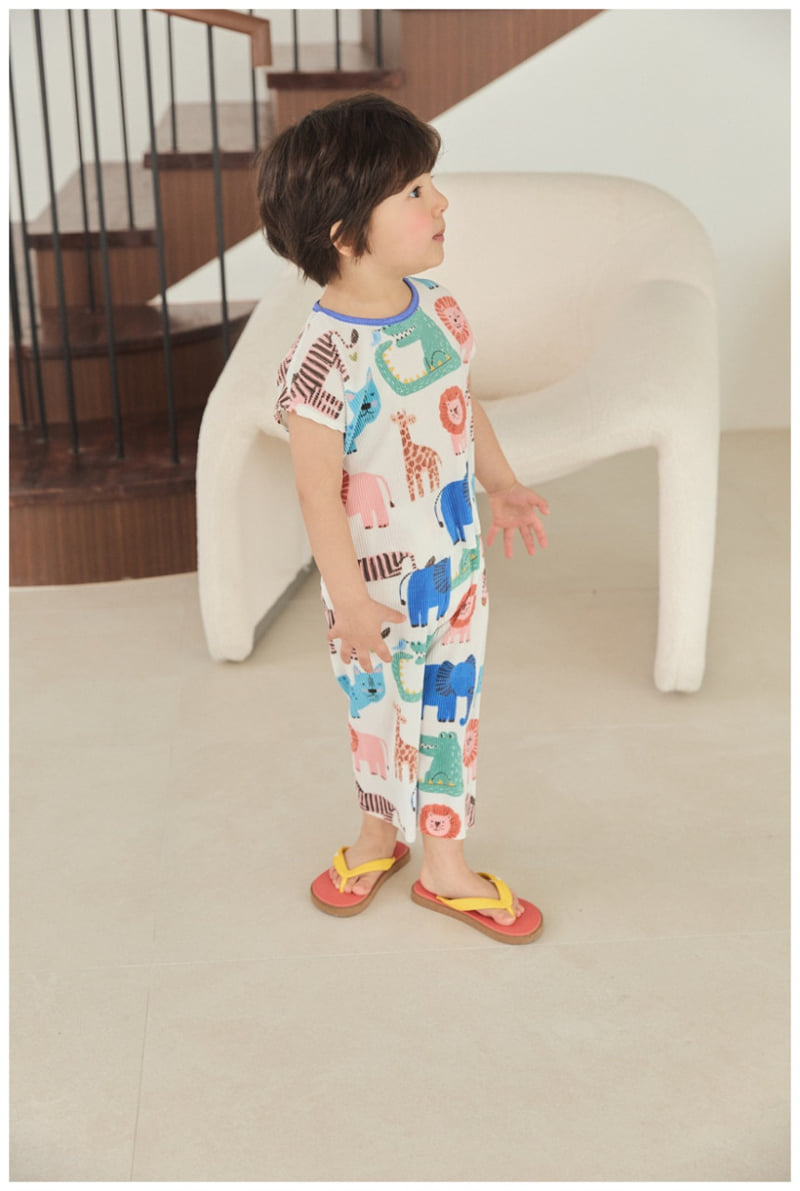 Mimico - Korean Children Fashion - #magicofchildhood - Pleated Top Bottom Set - 6