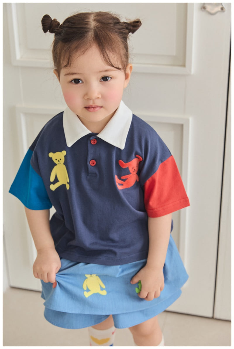 Mimico - Korean Children Fashion - #minifashionista - Bear Tee - 3