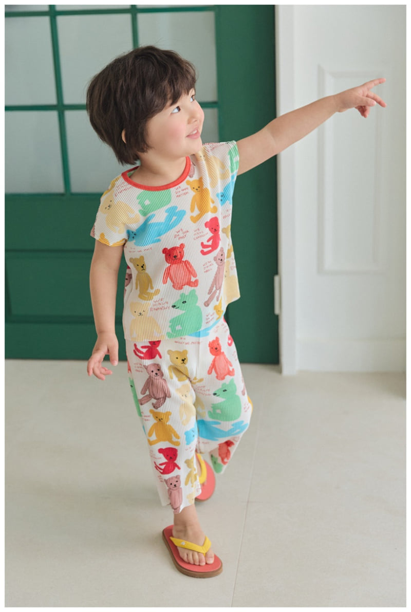 Mimico - Korean Children Fashion - #minifashionista - Pleated Top Bottom Set - 7