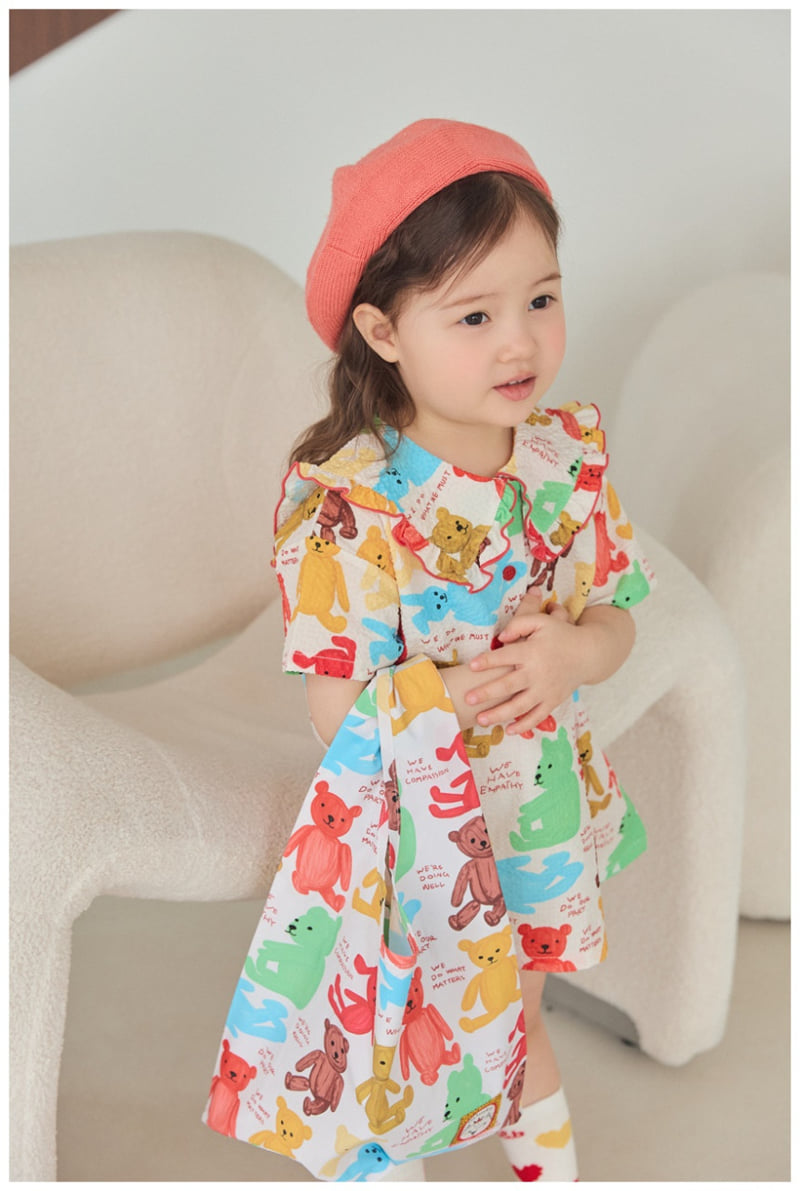 Mimico - Korean Children Fashion - #minifashionista - Bear One-piece - 5