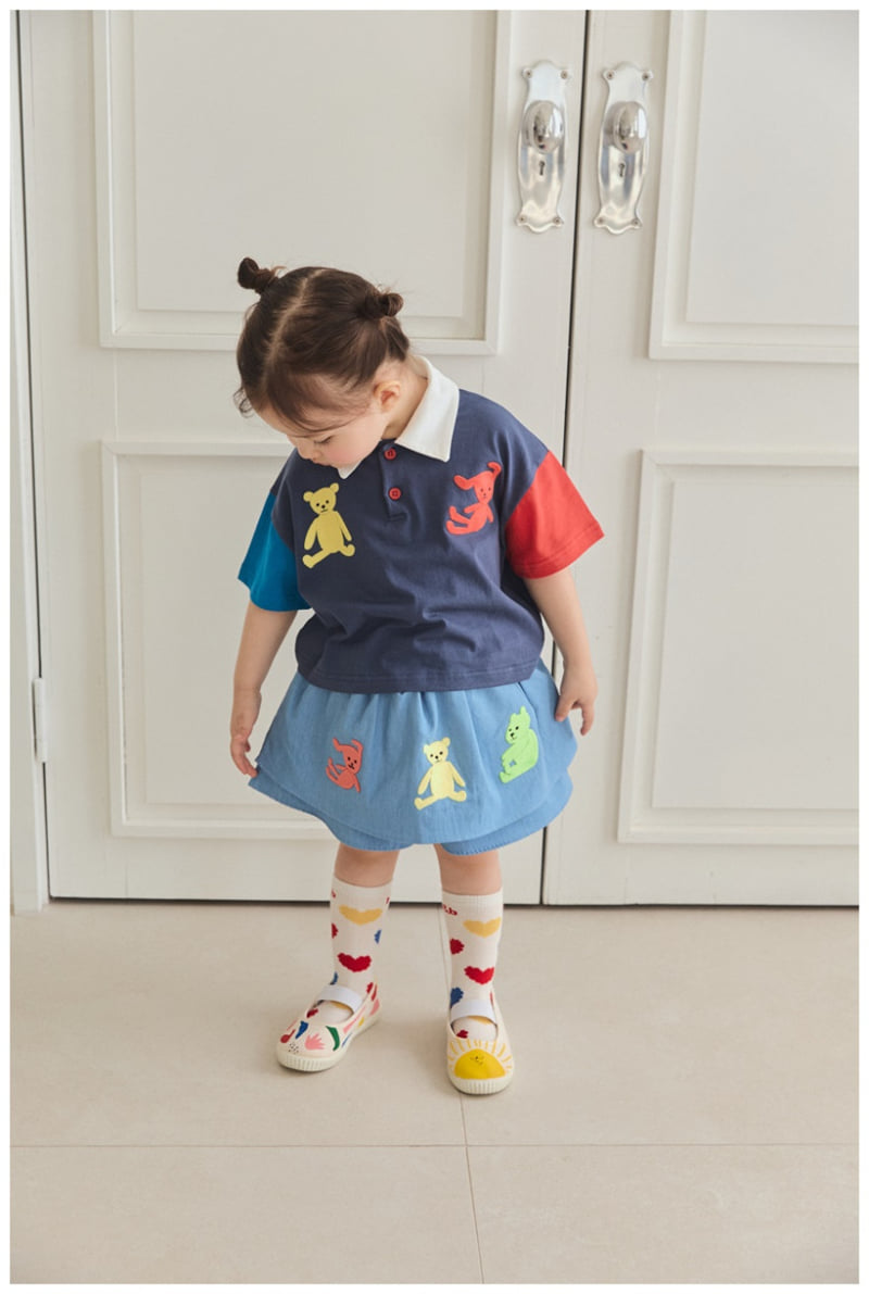 Mimico - Korean Children Fashion - #minifashionista - Bear Tee - 4