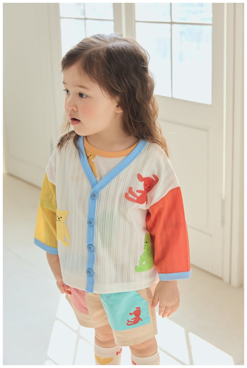 Mimico - Korean Children Fashion - #prettylittlegirls - Bear Cardigan - 9
