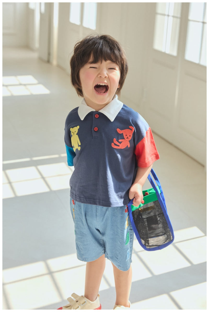Mimico - Korean Children Fashion - #stylishchildhood - Bear Tee - 7