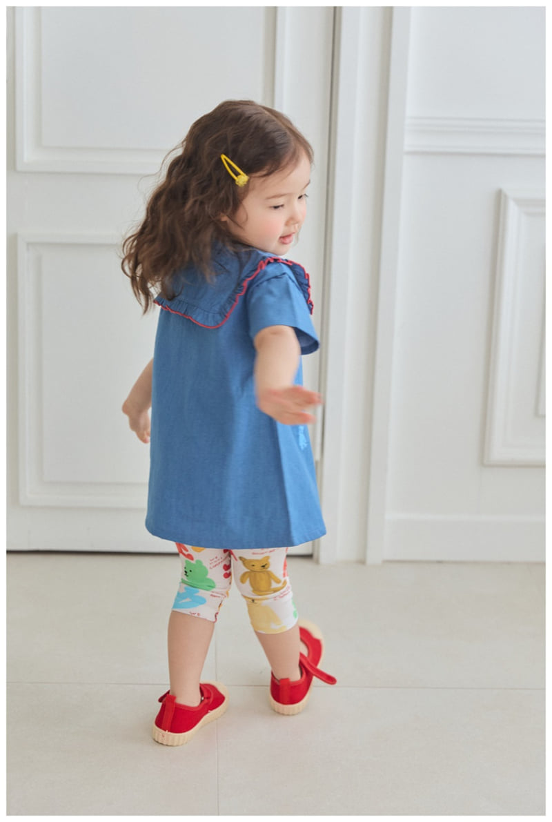 Mimico - Korean Children Fashion - #stylishchildhood - Denim One-piece - 10