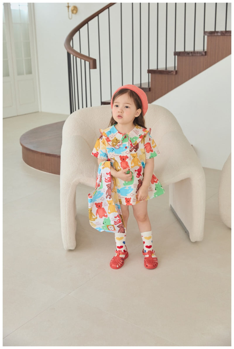 Mimico - Korean Children Fashion - #stylishchildhood - Bear One-piece - 9