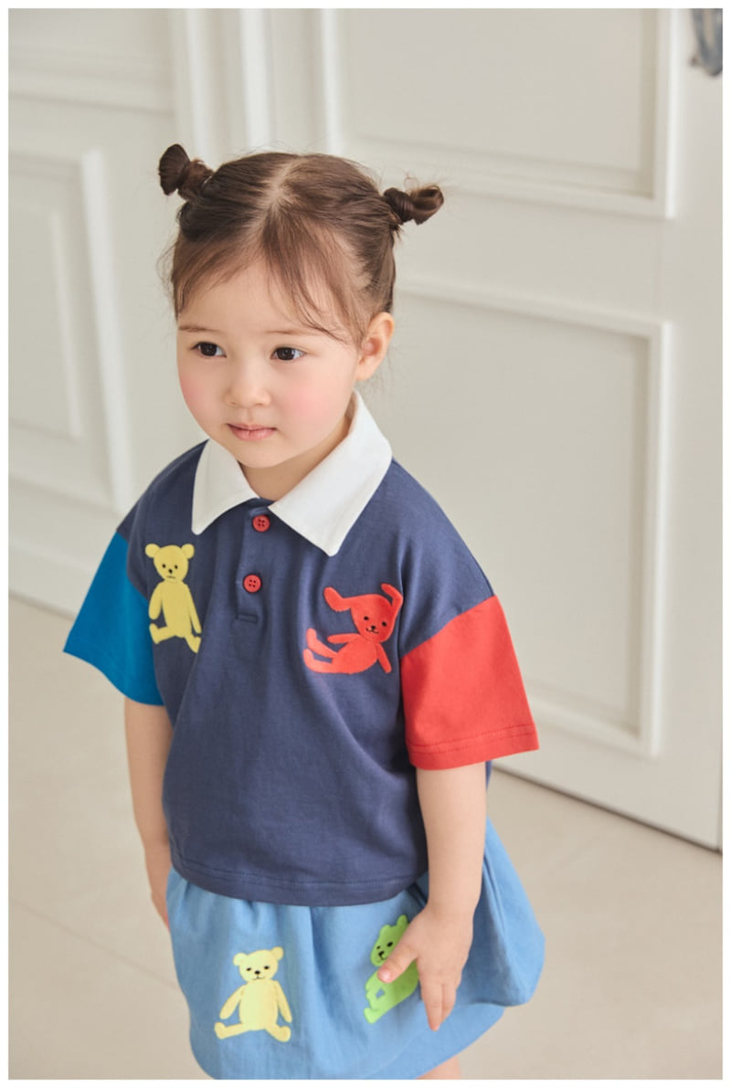 Mimico - Korean Children Fashion - #todddlerfashion - Bear Tee - 5