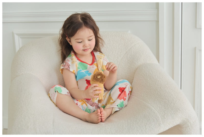 Mimico - Korean Children Fashion - #todddlerfashion - Pleated Top Bottom Set - 9