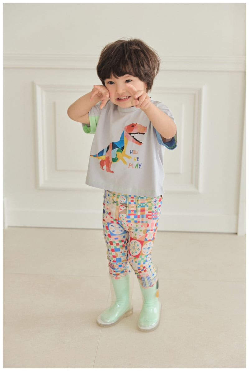 Mimico - Korean Children Fashion - #toddlerclothing - New Dino Tee - 3