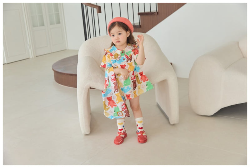 Mimico - Korean Children Fashion - #toddlerclothing - Bear One-piece - 8