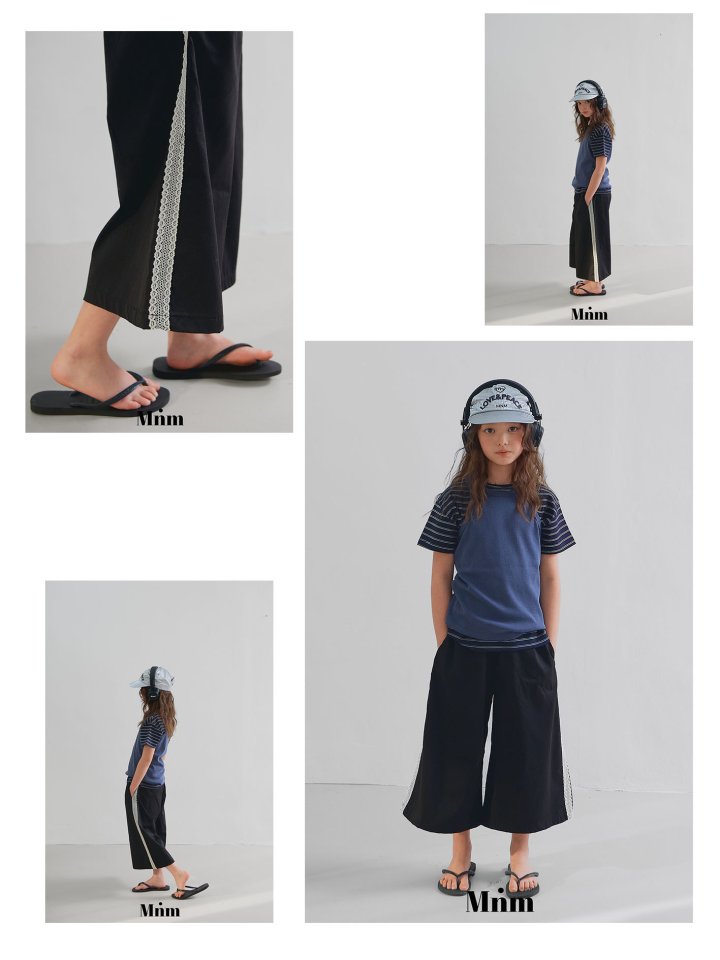 Minimal - Korean Children Fashion - #Kfashion4kids - Lace Track Pants - 3