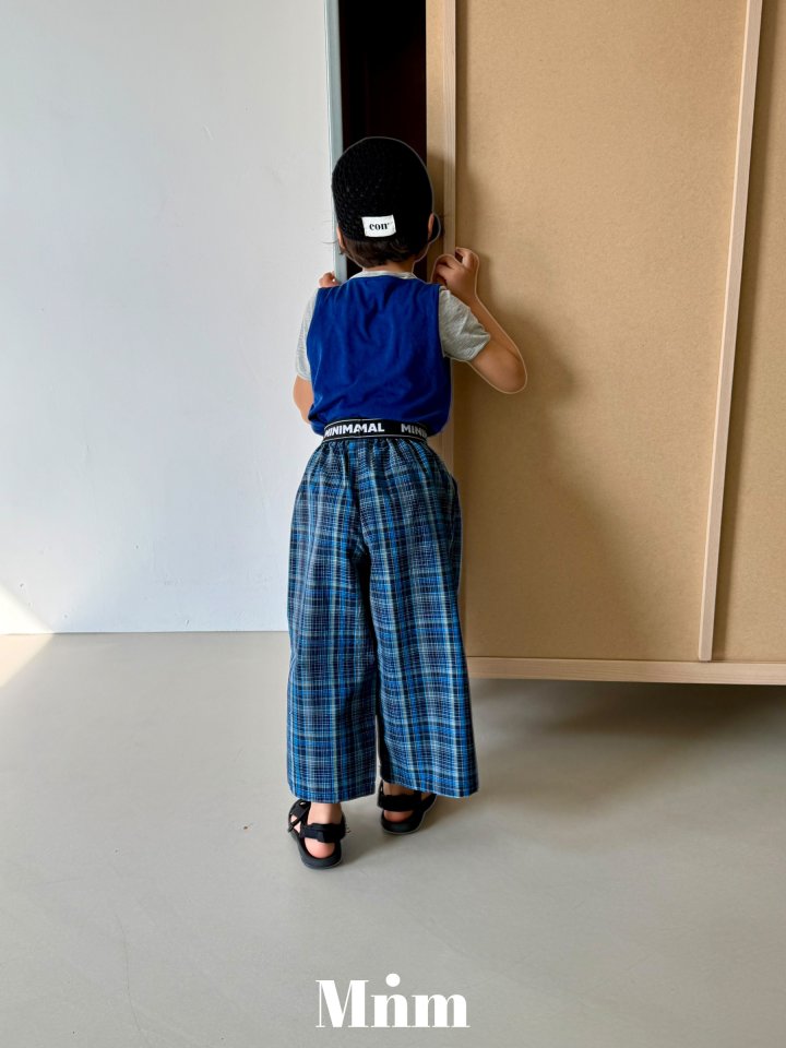 Minimal - Korean Children Fashion - #childofig - Band Check Pants - 8