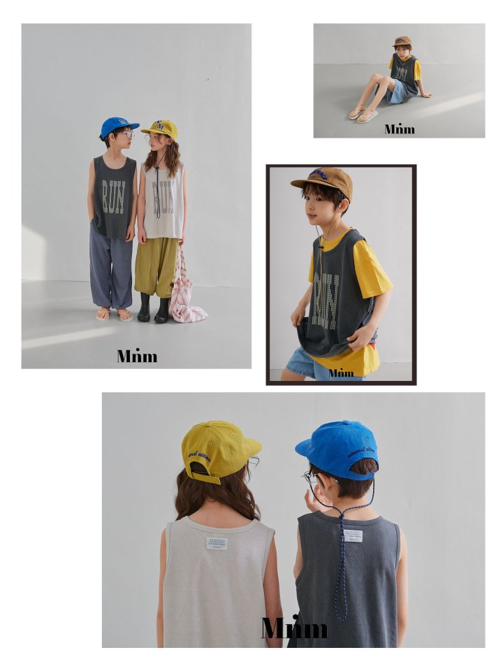Minimal - Korean Children Fashion - #childrensboutique - Run Sleeveless - 3