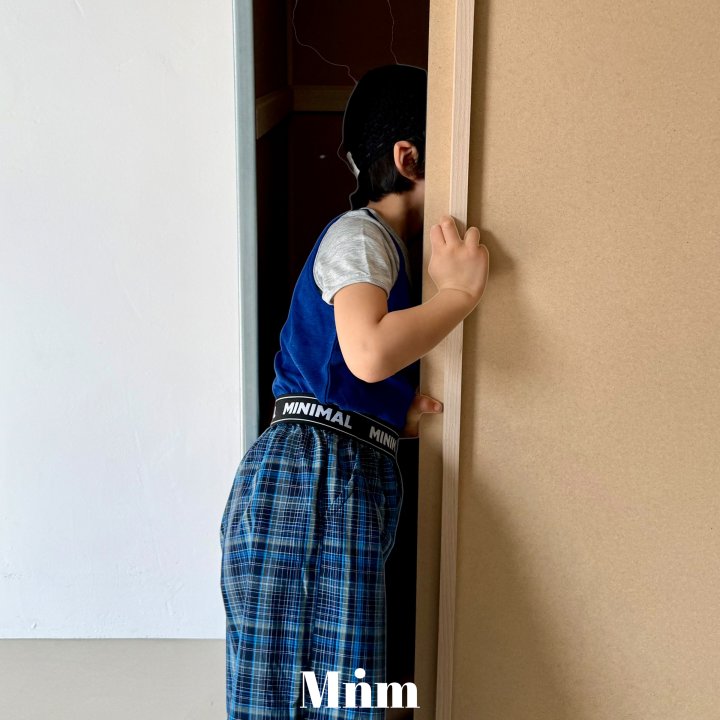Minimal - Korean Children Fashion - #childrensboutique - Band Check Pants - 9
