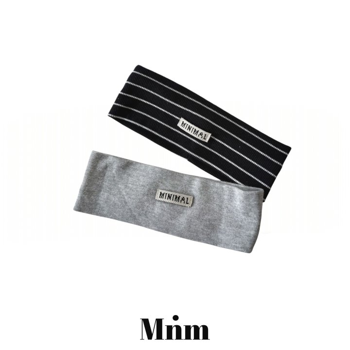 Minimal - Korean Children Fashion - #designkidswear - Logo Cotton Hair Band