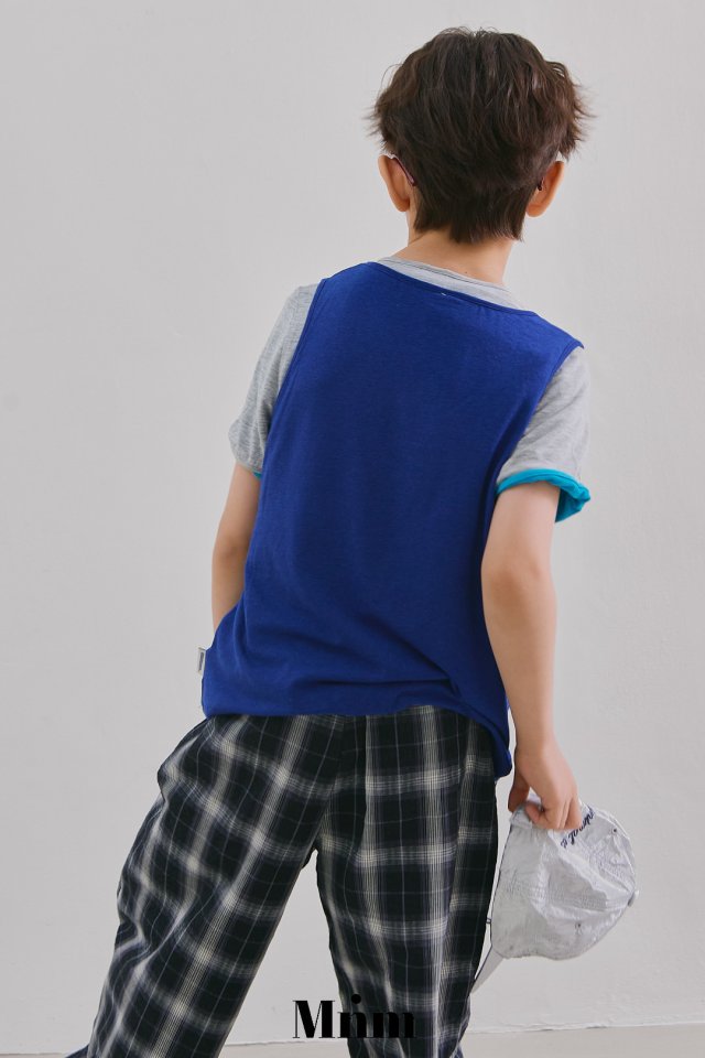Minimal - Korean Children Fashion - #discoveringself - Band Check Pants - 11