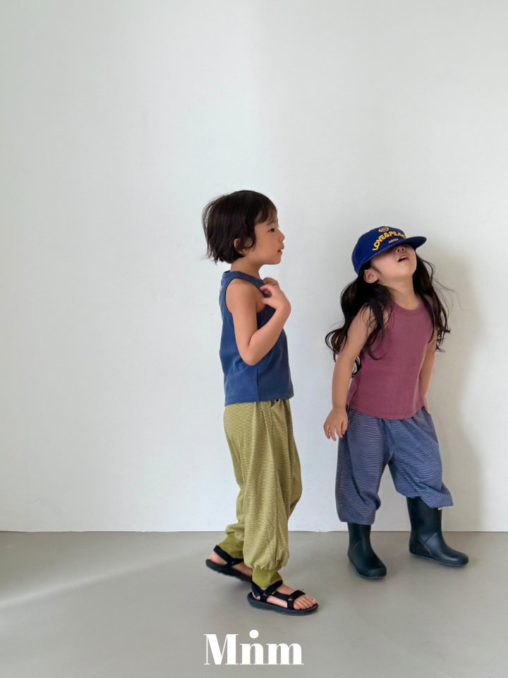Minimal - Korean Children Fashion - #fashionkids - Barley Stripe Jogger Pants - 6