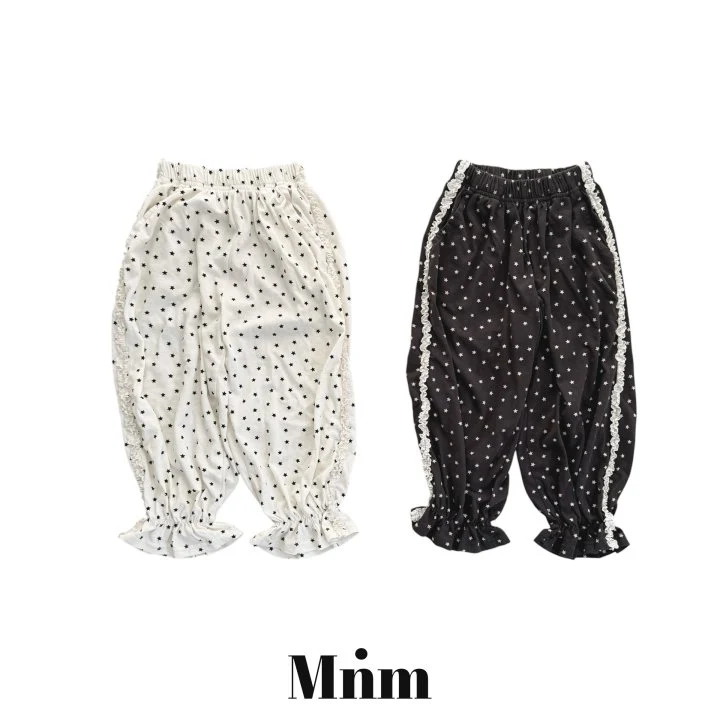 Minimal - Korean Children Fashion - #fashionkids - Star Frill Pants