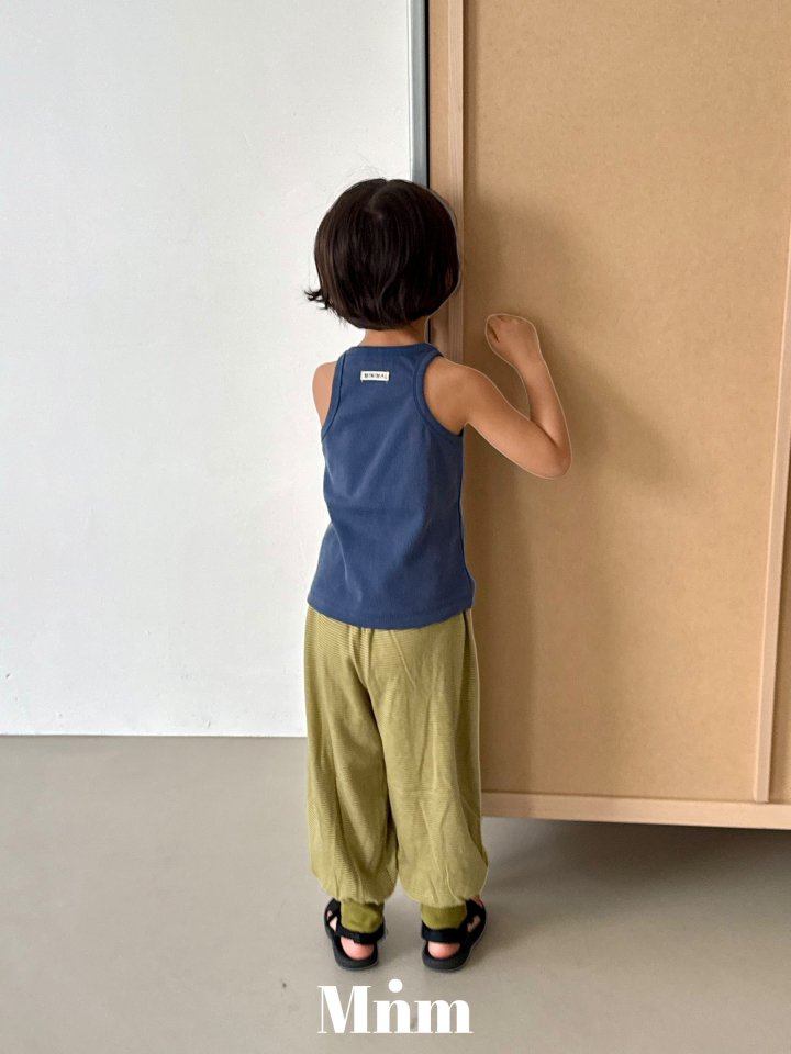Minimal - Korean Children Fashion - #fashionkids - Pigment Ribbed Sleeveless - 11