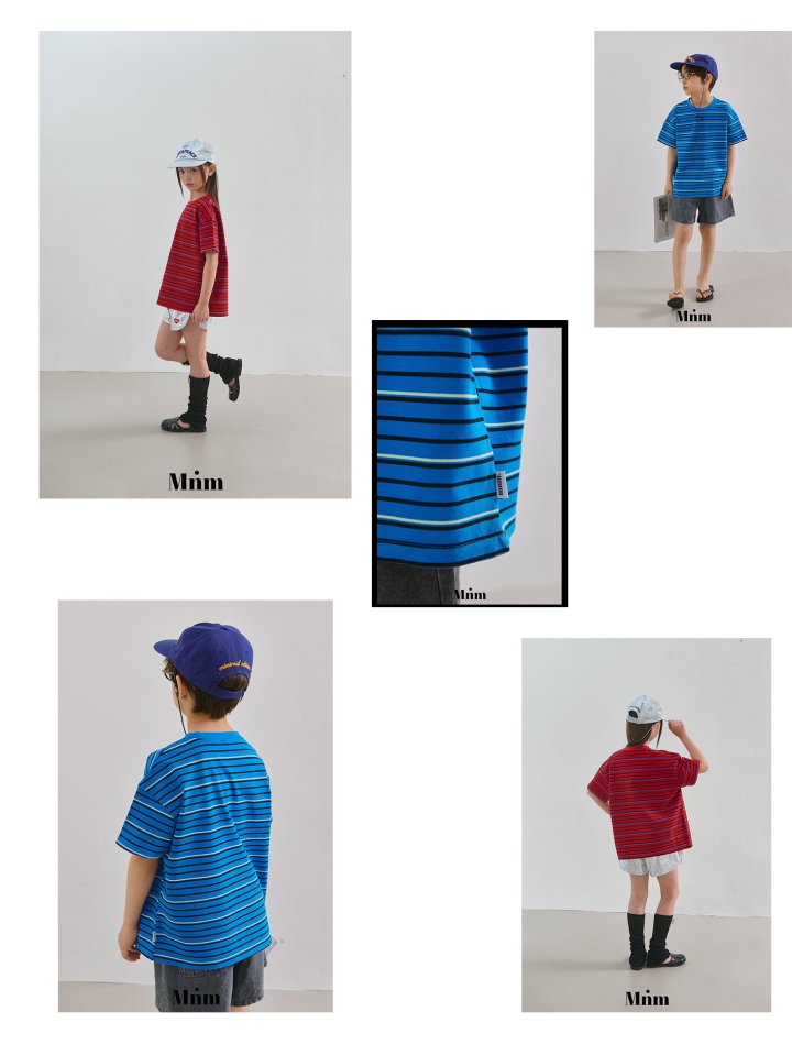Minimal - Korean Children Fashion - #kidsshorts - BB Stripe Tee - 3
