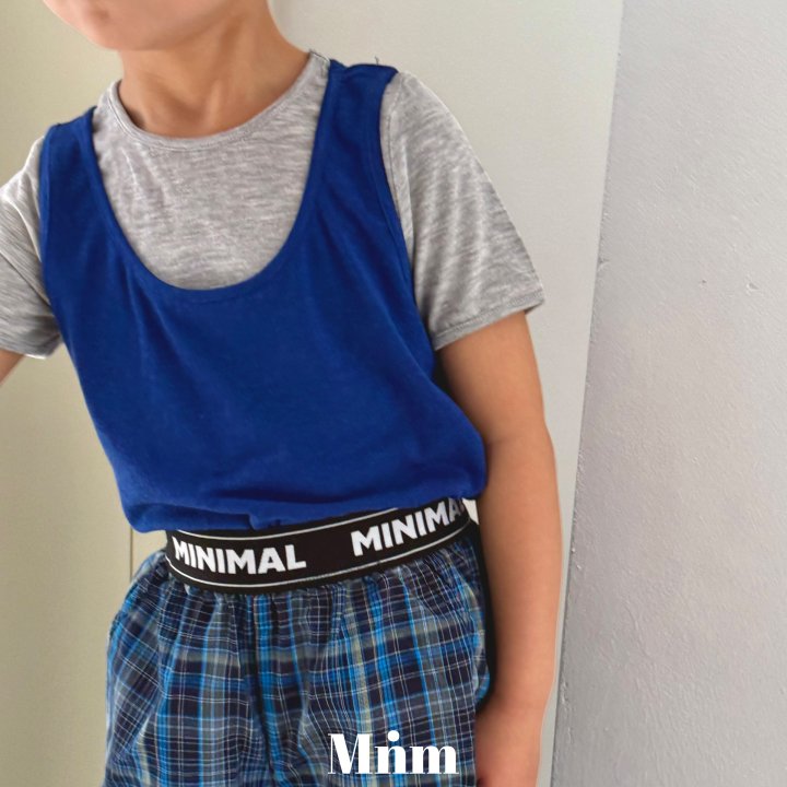 Minimal - Korean Children Fashion - #littlefashionista - Band Check Pants - 4