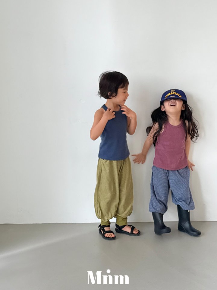 Minimal - Korean Children Fashion - #prettylittlegirls - Pigment Ribbed Sleeveless - 5