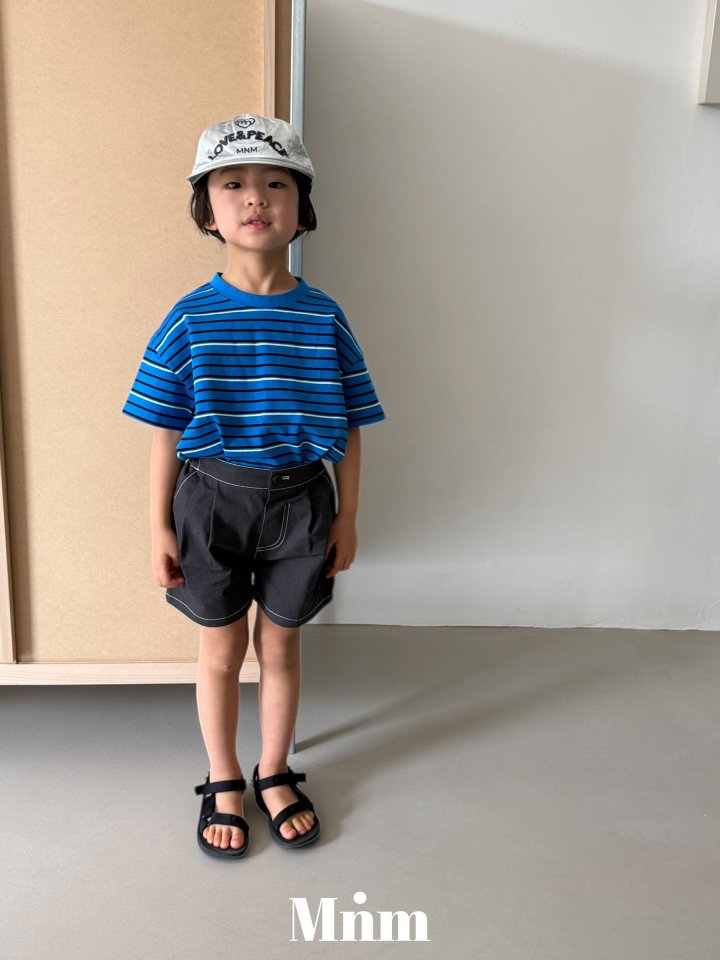 Minimal - Korean Children Fashion - #toddlerclothing - BB Stripe Tee - 12