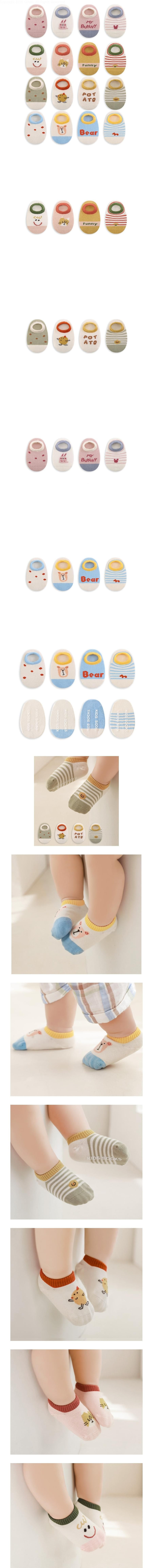 Miso - Korean Baby Fashion - #babyboutique - Yomi Clogs Socks Set