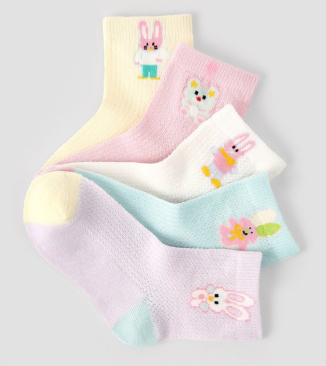 Miso - Korean Baby Fashion - #babyboutique - Sol La Si Do Socks Set - 5