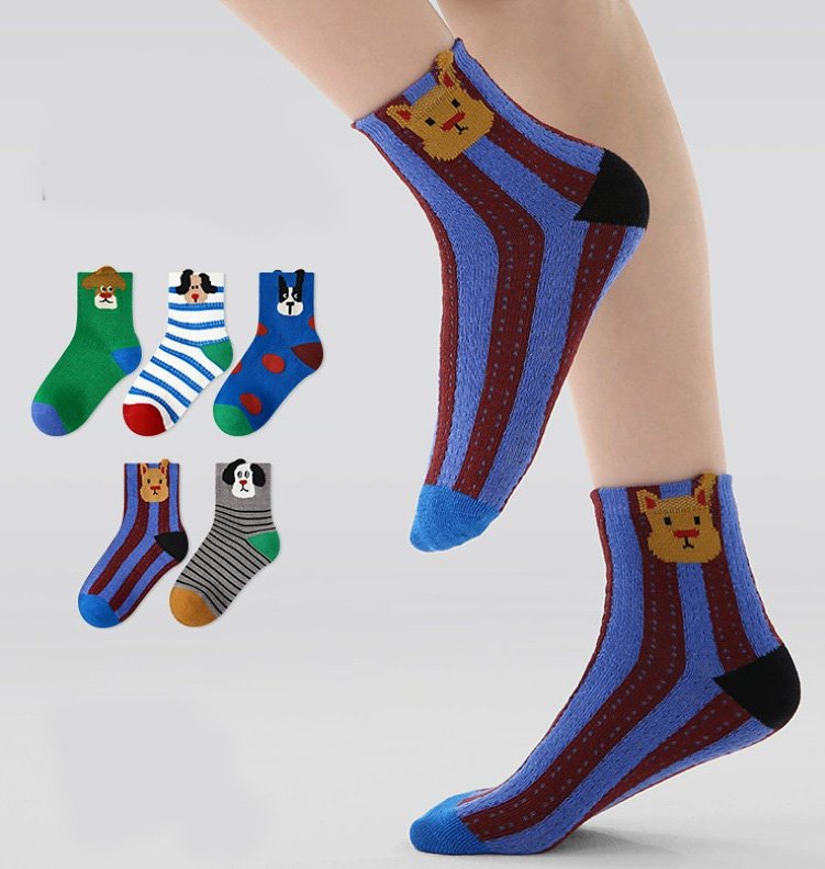 Miso - Korean Baby Fashion - #babyboutique - Oh Dog Socks Set - 3