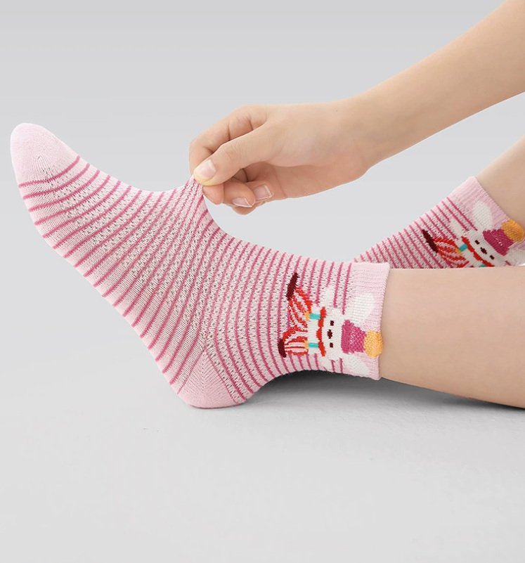 Miso - Korean Baby Fashion - #babyboutique - Color Ping Socks Set - 4