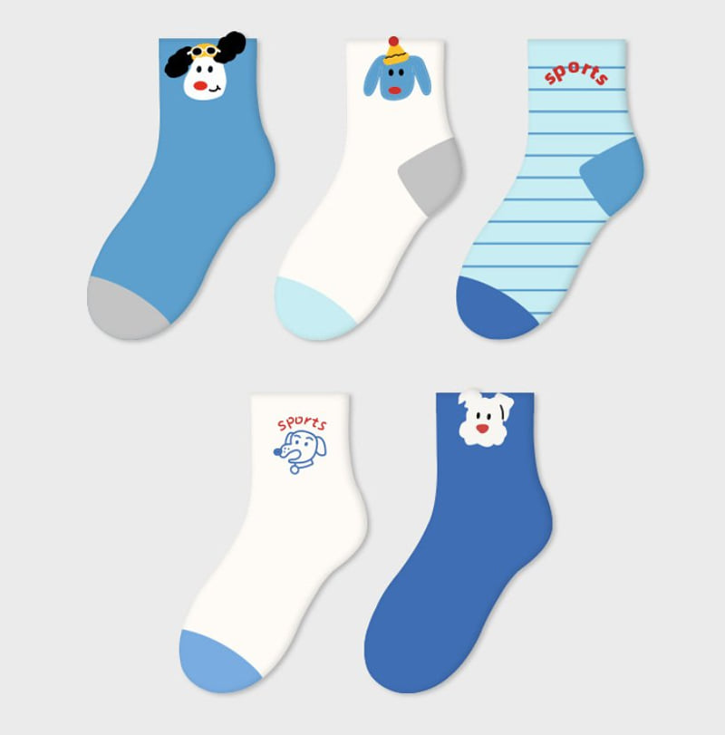 Miso - Korean Baby Fashion - #babyclothing - Hacho Socks Set - 4